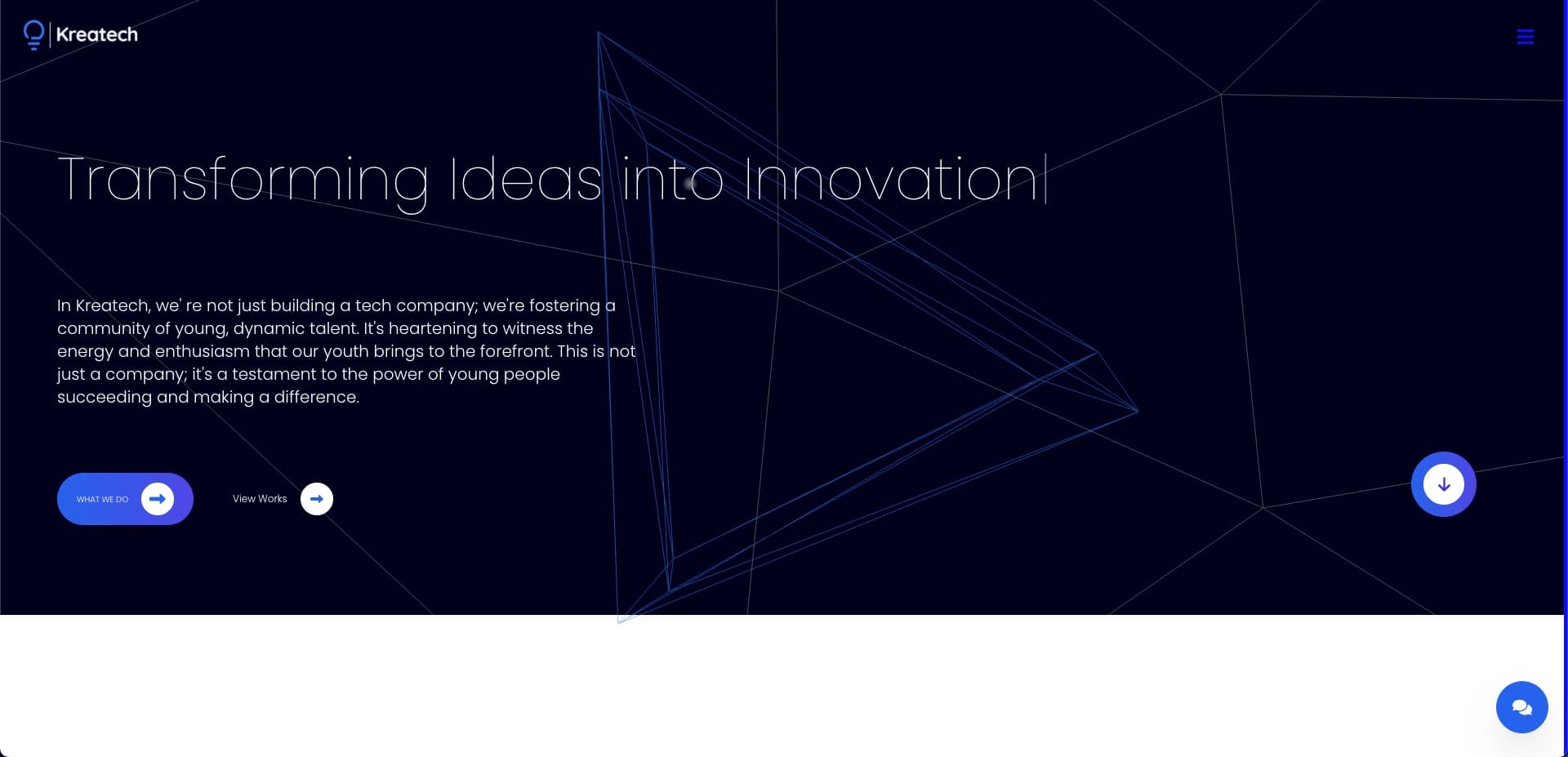 Kreatech Website Development