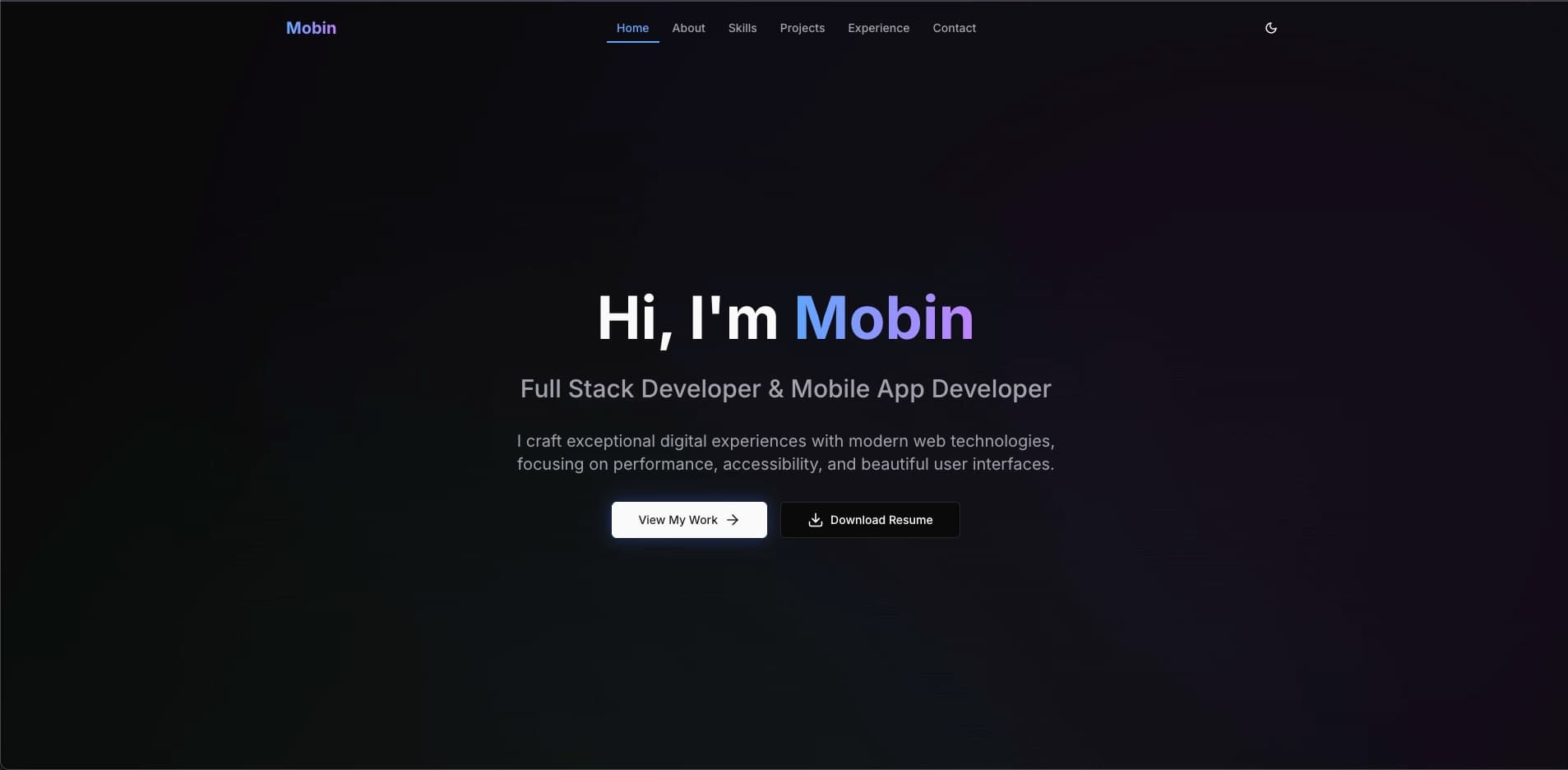 Mobin Rayhan Portfolio