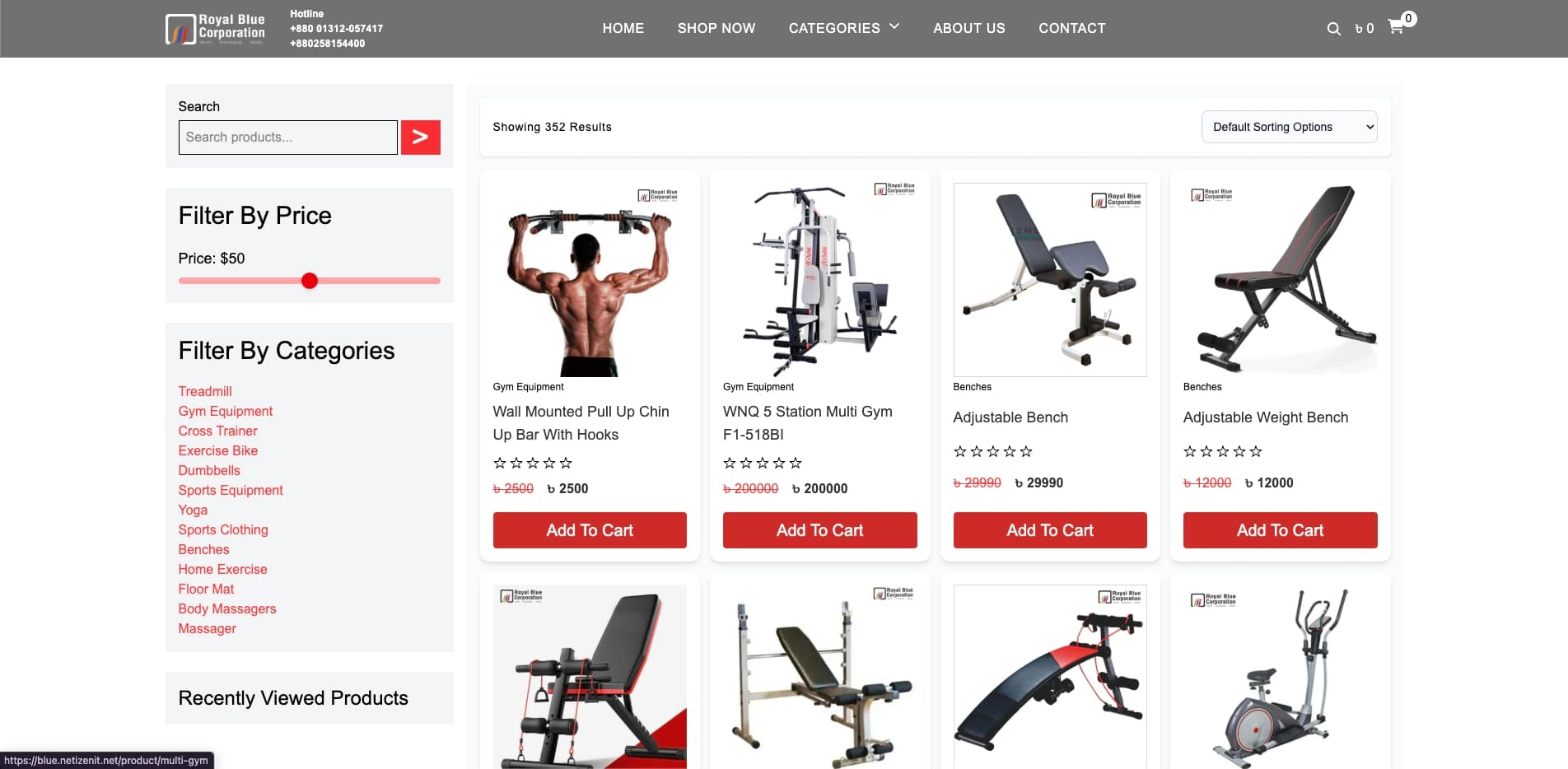 Royal Blue E‑commerce Platform
